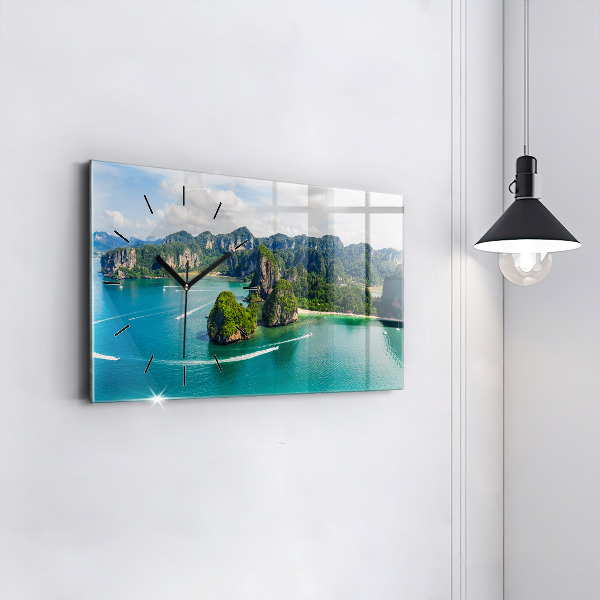 Reloj horizontal Isla en Tailandia