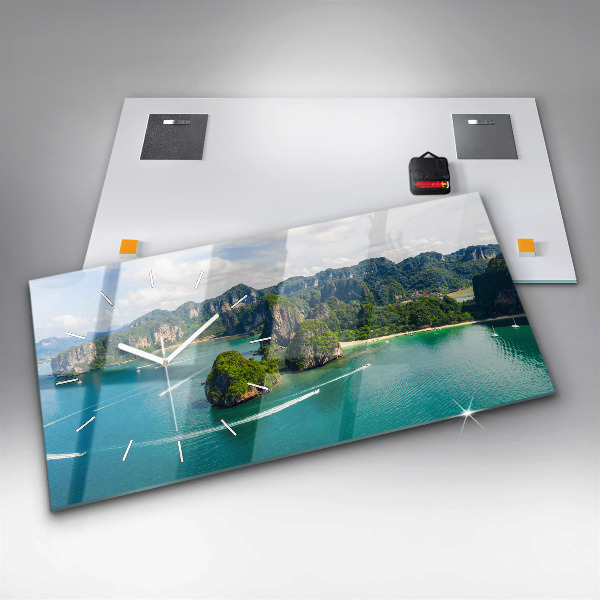 Reloj horizontal Isla en Tailandia
