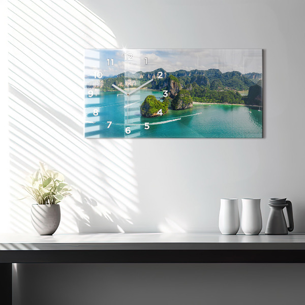 Reloj horizontal Isla en Tailandia