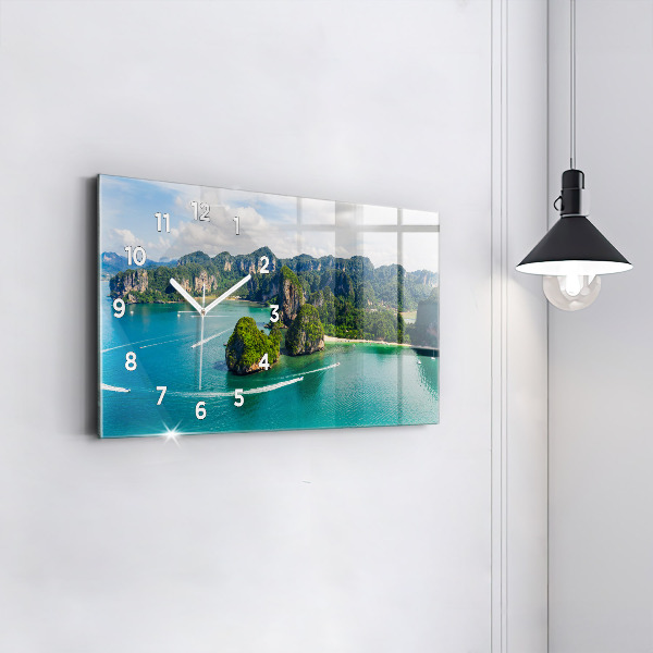 Reloj horizontal Isla en Tailandia