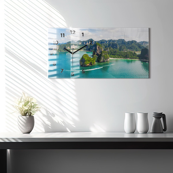 Reloj horizontal Isla en Tailandia