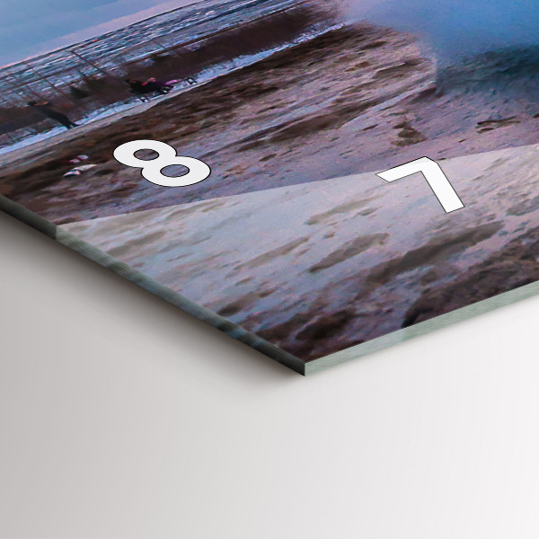 Reloj horizontal Géiser en la isla de Islandia