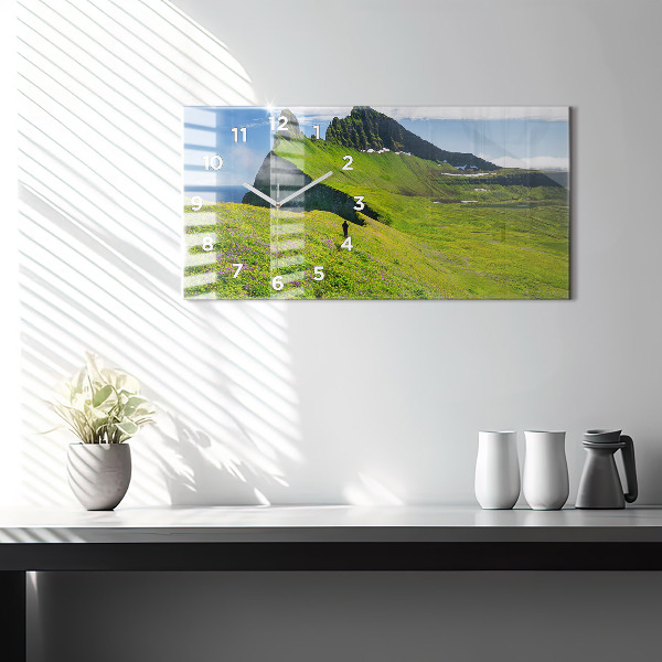 Reloj de cristal horizontal Reserva natural de Hornstrandir Islandia