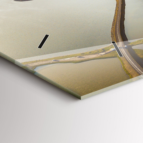 Reloj de cristal horizontal Carretera en Islandia