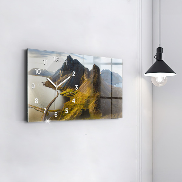 Reloj de cristal horizontal Carretera en Islandia