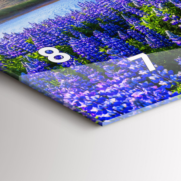 Reloj horizontal Vista de montaña Islandia