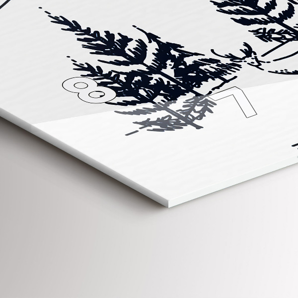 Reloj horizontal Ciudad de dibujos animados