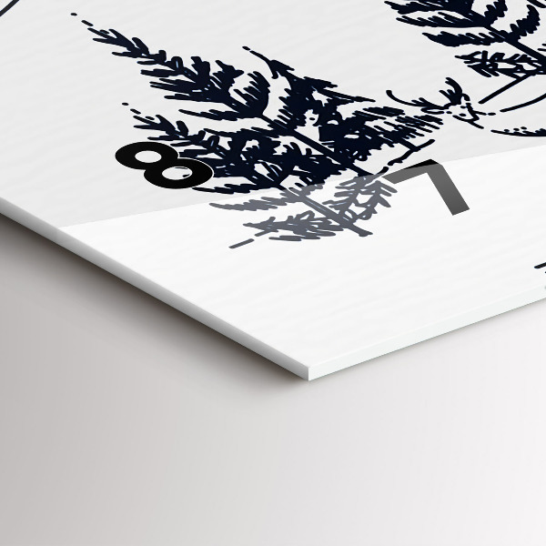 Reloj horizontal Ciudad de dibujos animados