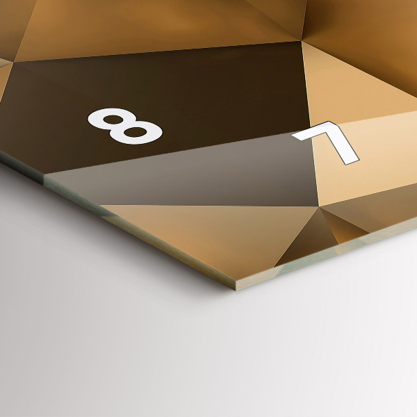 Reloj horizontal Textura geométrica