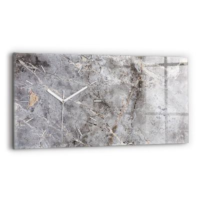 Reloj horizontal Granito gris Piedra de mármol