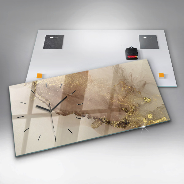 Reloj de cristal horizontal Arte moderno