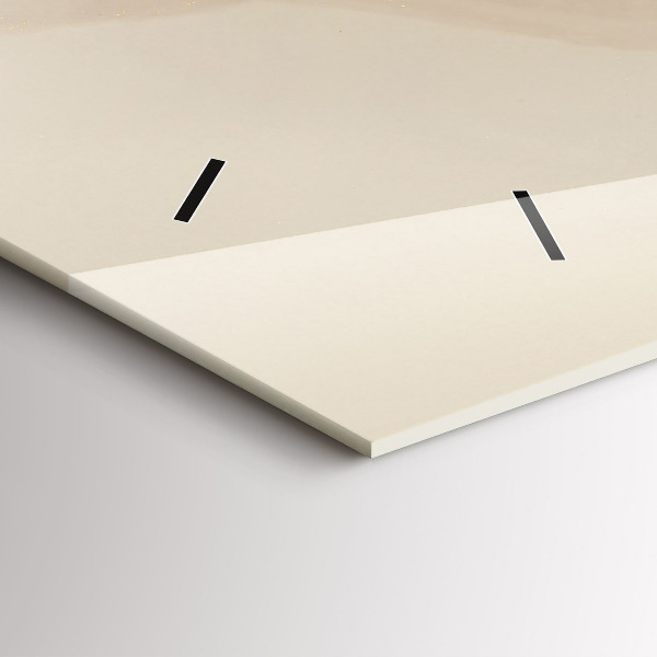 Reloj de cristal horizontal Arte moderno