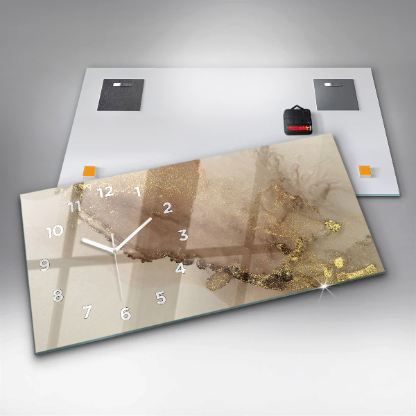 Reloj de cristal horizontal Arte moderno