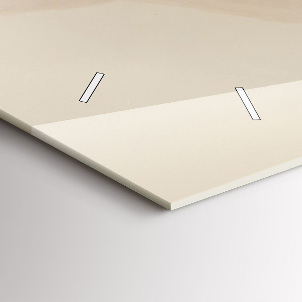 Reloj de cristal horizontal Arte moderno