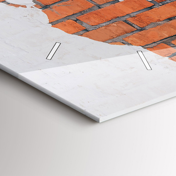 Reloj horizontal Mapamundi de ladrillos