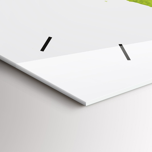 Reloj horizontal Mapamundi acuarela