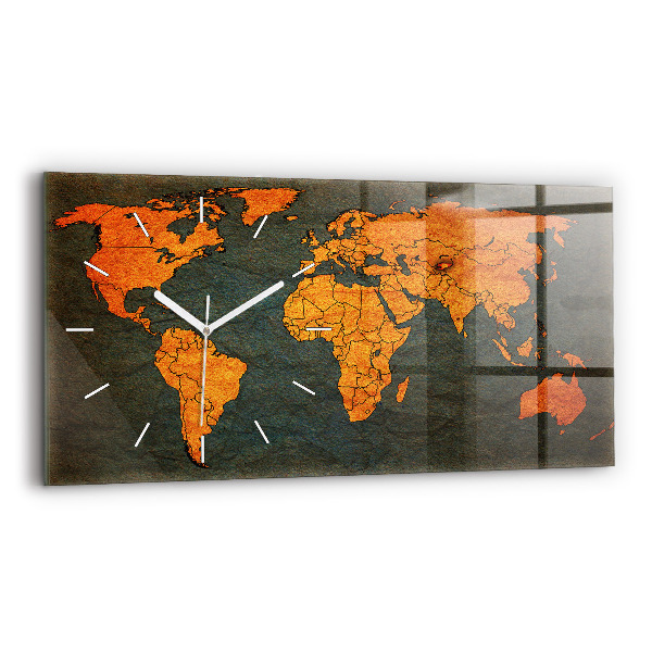 Reloj horizontal Mapamundi