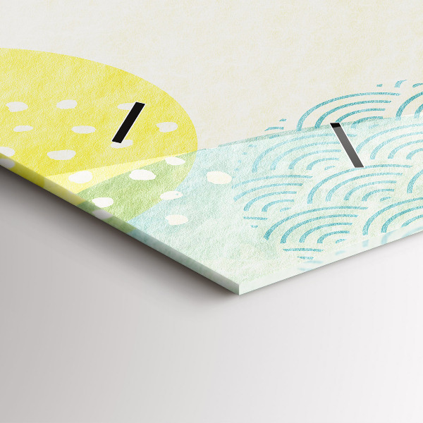 Reloj horizontal Patrón marco