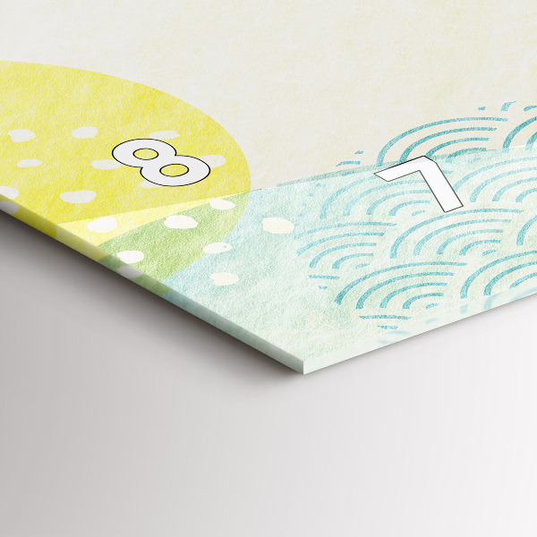 Reloj horizontal Patrón marco