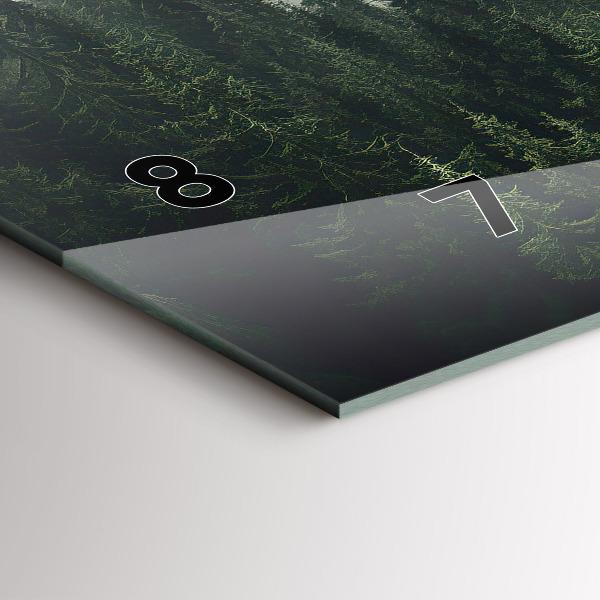 Reloj horizontal Paisaje forestal