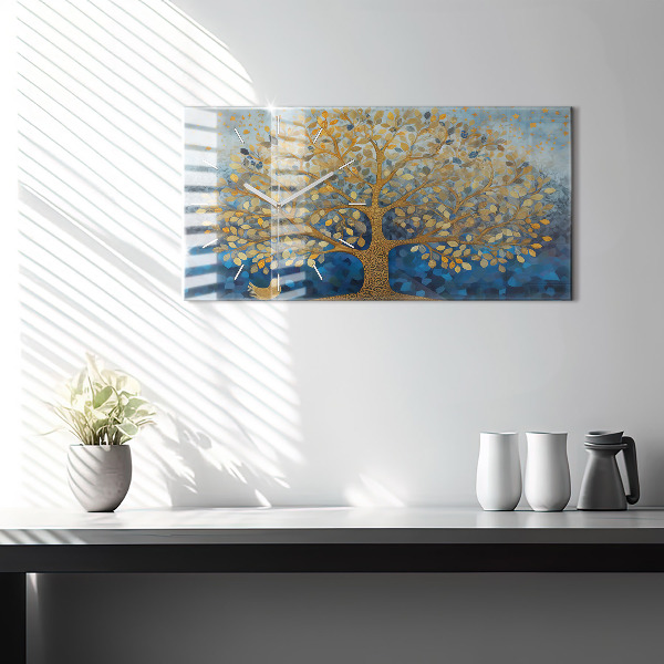 Reloj horizontal Árbol abstracto