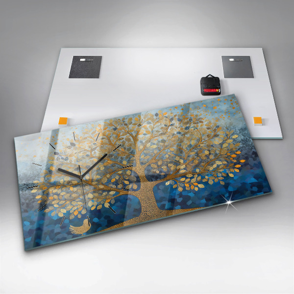 Reloj horizontal Árbol abstracto