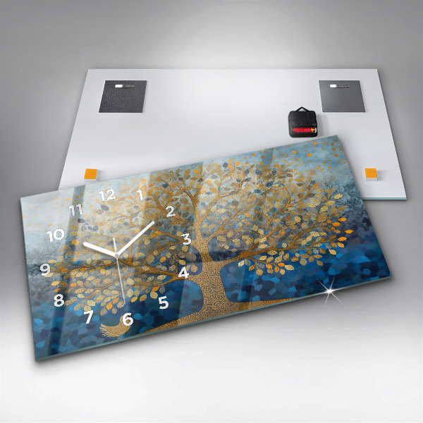 Reloj horizontal Árbol abstracto