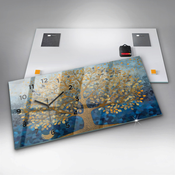 Reloj horizontal Árbol abstracto