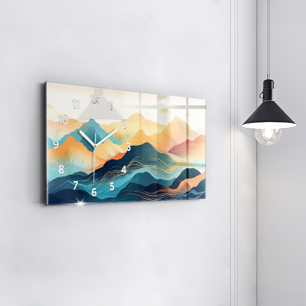Reloj horizontal Paisaje de montaña