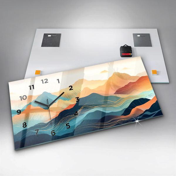 Reloj horizontal Paisaje de montaña