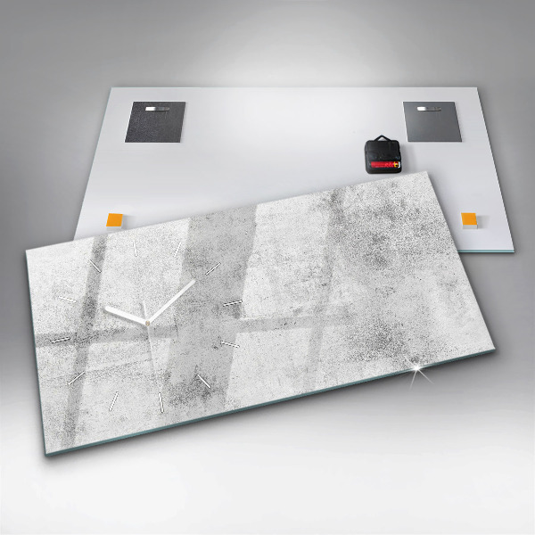 Reloj horizontal Muro de hormigón