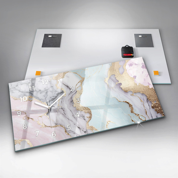 Reloj horizontal Mármol