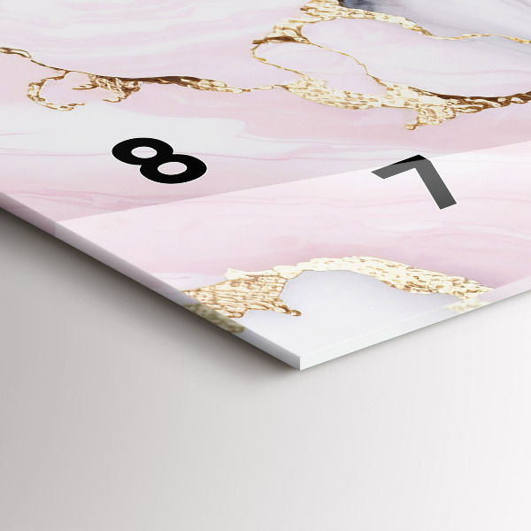 Reloj horizontal Mármol