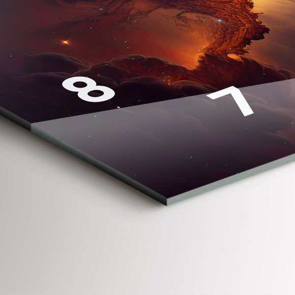 Reloj horizontal Mundo cósmico de estrellas