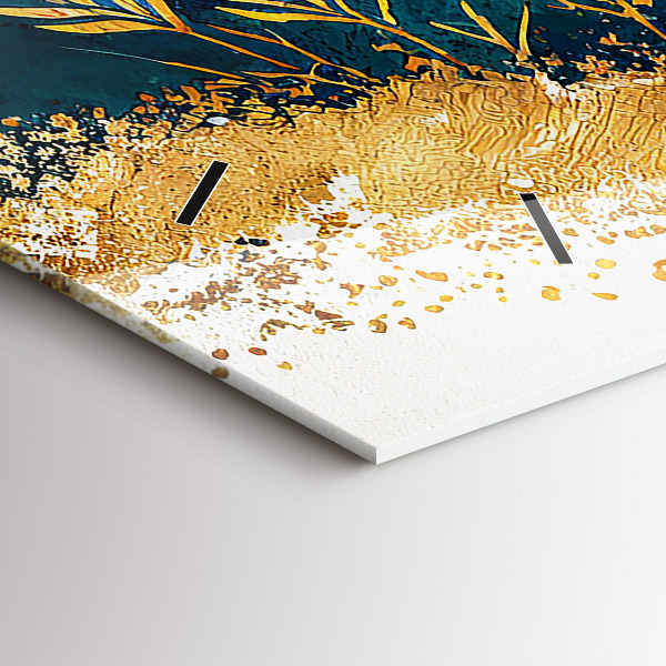 Reloj de cristal horizontal Paisaje montañoso