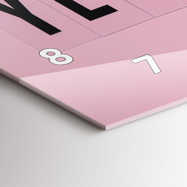 Reloj de cristal horizontal Sí se puede