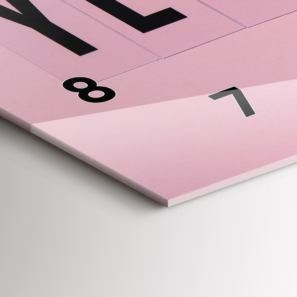 Reloj de cristal horizontal Sí se puede