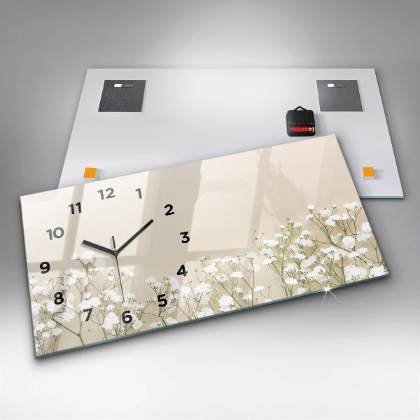 Reloj horizontal Flores en flor