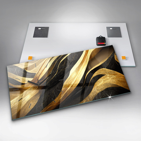 Reloj horizontal Abstracción elegante