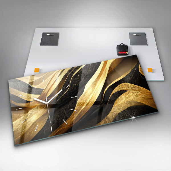 Reloj horizontal Abstracción elegante