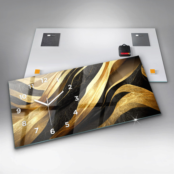 Reloj horizontal Abstracción elegante