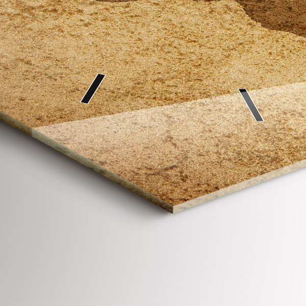 Reloj horizontal Mapamundi vintage