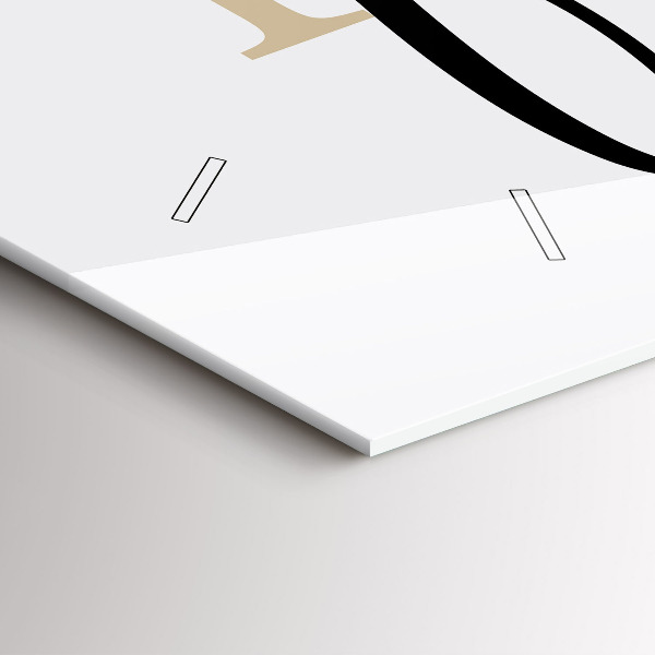 Reloj horizontal Inscripción familiar