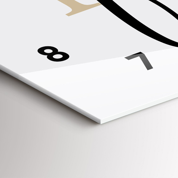 Reloj horizontal Inscripción familiar