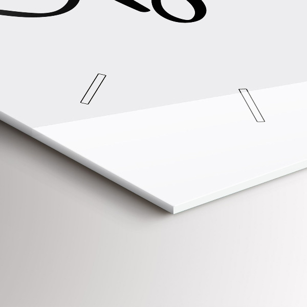 Reloj de cristal horizontal Inscripción Bon voyage