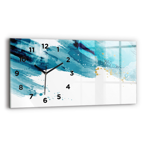 Reloj horizontal Pinceladas