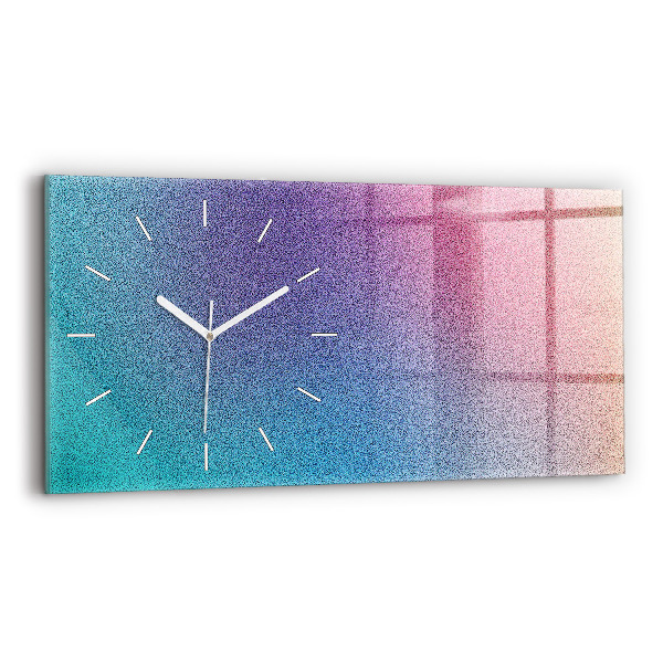 Reloj de cristal horizontal Patrón degradado