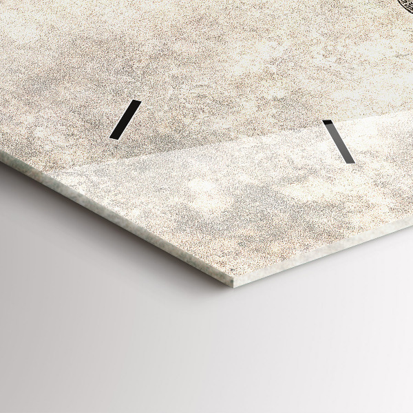 Reloj horizontal Periódico mapamundi