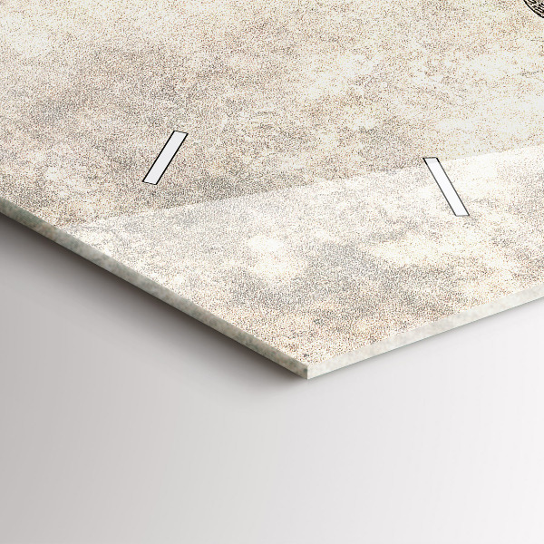 Reloj horizontal Periódico mapamundi