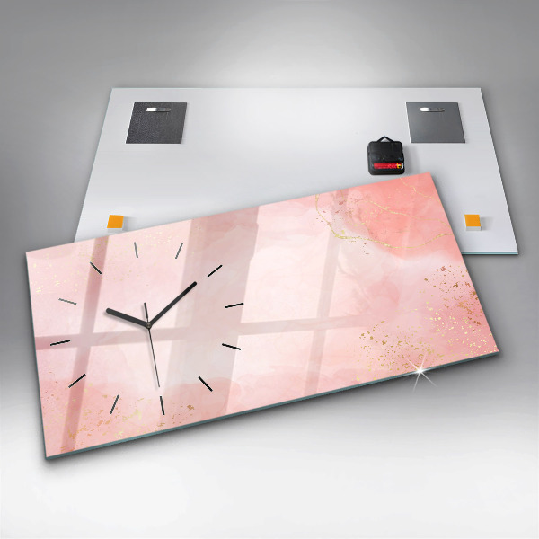 Reloj horizontal Canica rosa